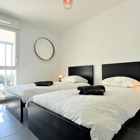 Le Rivage-t3 Vue Mer-50m De La Mer-piscine-parking-wifi Daire
