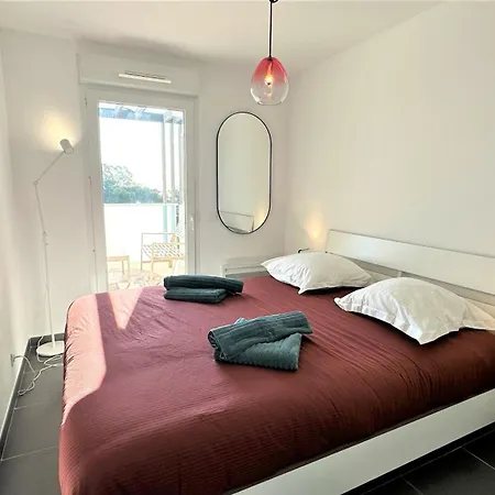 Le Rivage-t3 Vue Mer-50m De La Mer-piscine-parking-wifi Daire Hyères